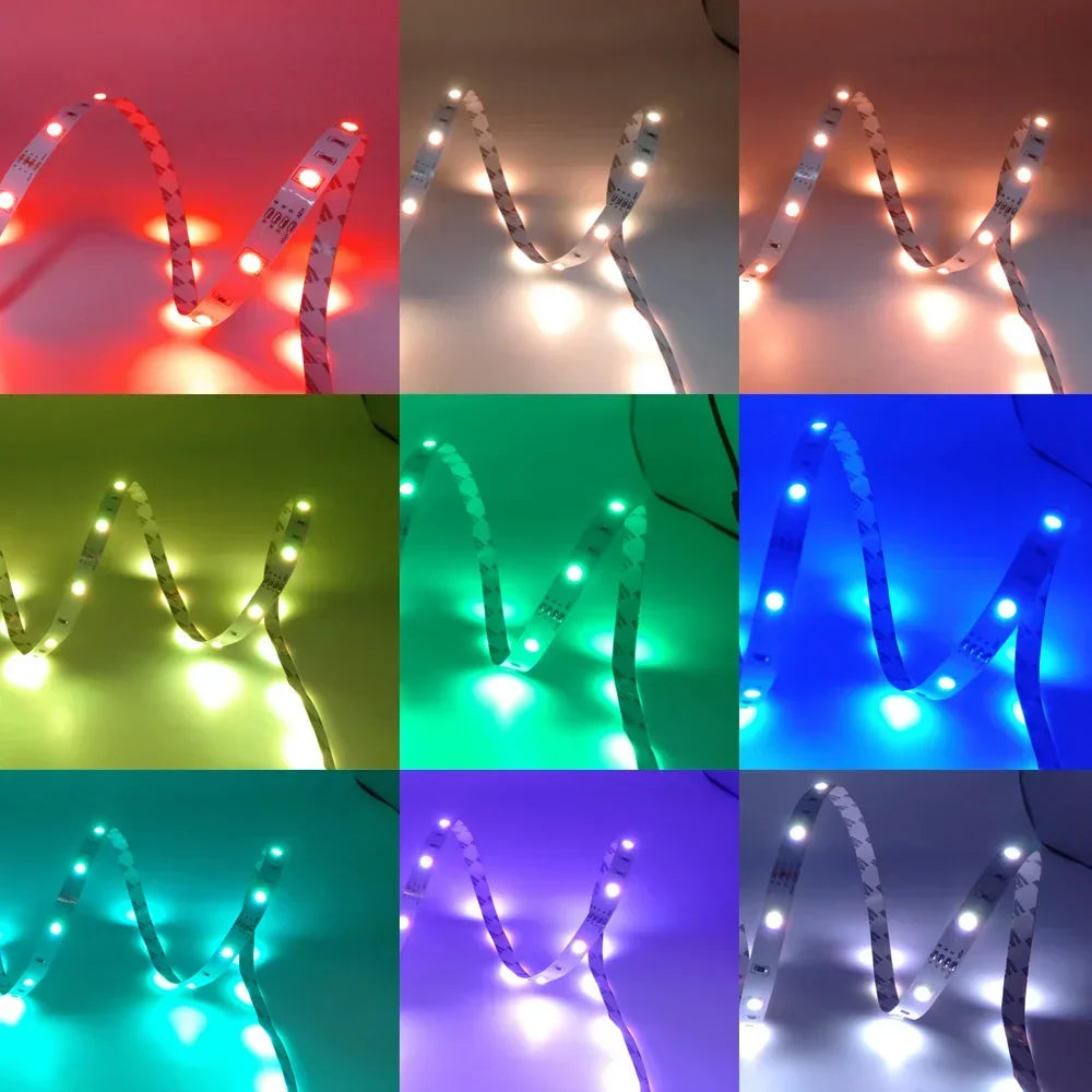 Led Lights Tv Usb Rgb Strip Light Tv Led Backlight Led Room Decoration Light Ice String Smd 5050 5V Led Tape With Remote Control