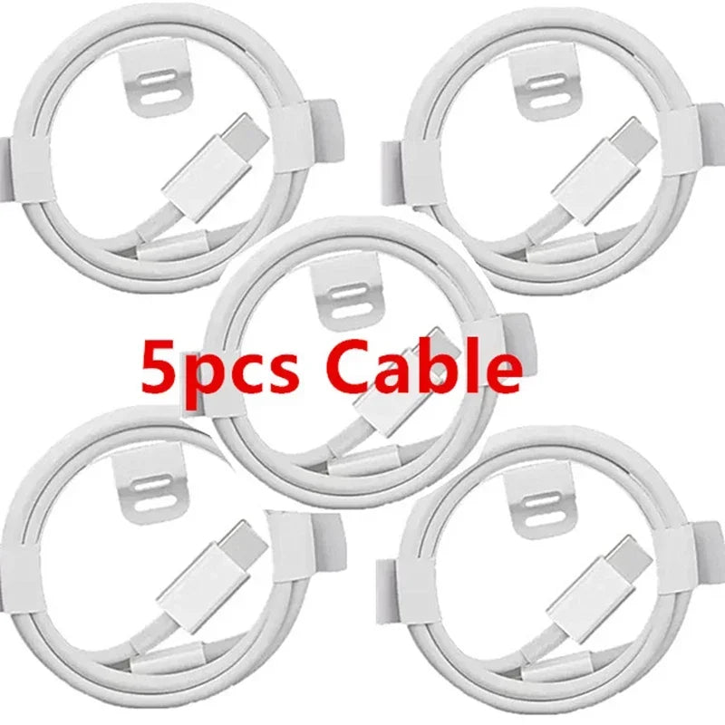 10Pcs 1M 3FT USB C to USB C Fast Charging PD USB Type C Cable 60W For Samsung S20 S22 Note 20 Huawei Xiaomi