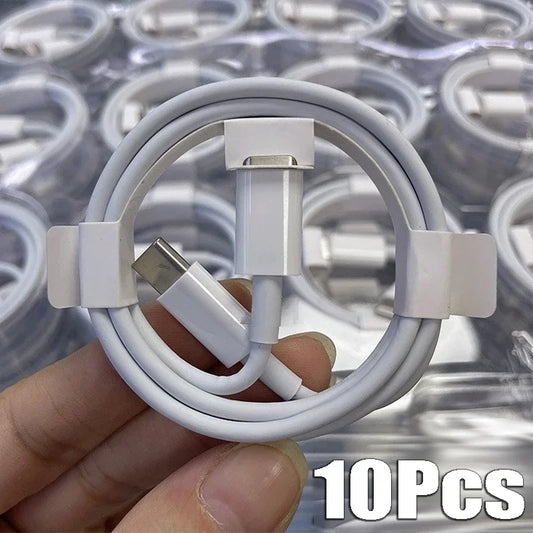 10Pcs 1M 3FT USB C to USB C Fast Charging PD USB Type C Cable 60W For Samsung S20 S22 Note 20 Huawei Xiaomi